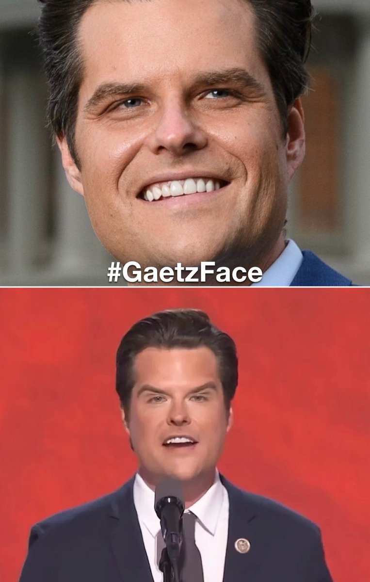 brneyedgrl00's tweet photo. Gurl, you need to lay off the surgery & botox @RepMattGaetz. #GaetzFace #GaetzFaced #GaetzIsAPedo https://t.co/I0vJjVtv90