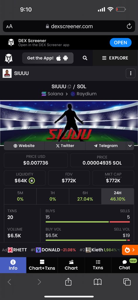 SIUUUWORLD's tweet photo. AM SORRY TO BREAK THE NEWS TO UOO THAT WE ARE NOT SELLING OUR $SIUUU
#FirstEverCelebrationMemeCoin https://t.co/d7SdpL7hjd