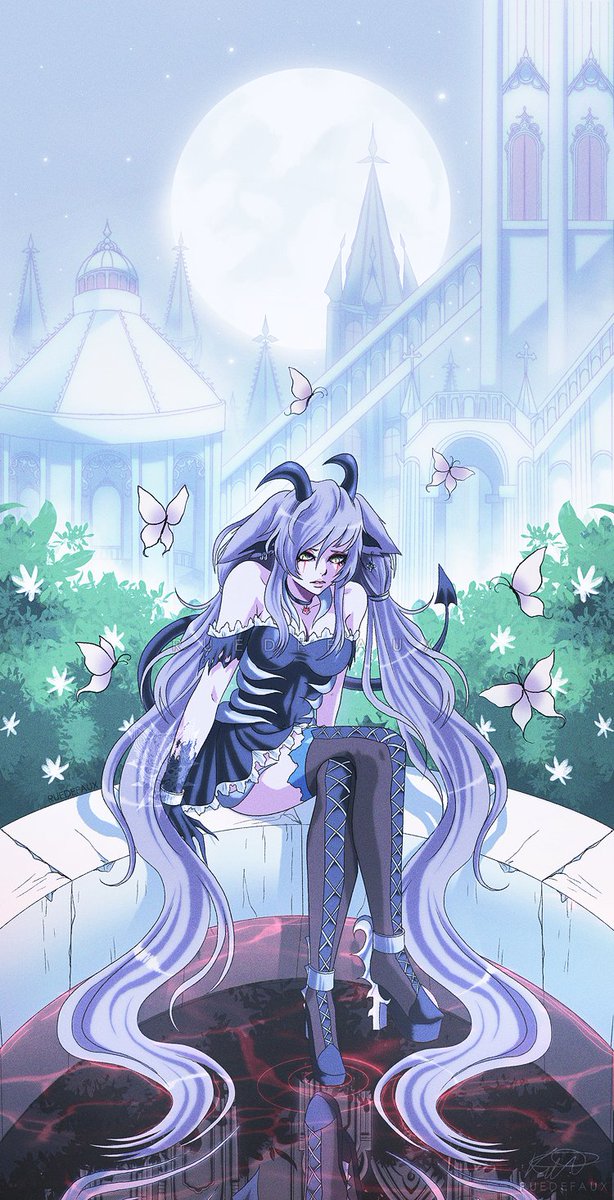 ✞As above. So below✞
The Demon Fox's dream.
----------------------
----------------------
Art by @/Ruedefaux (she is amazing and kind)
#larxart