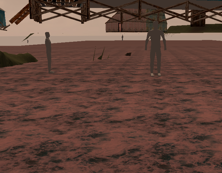 VIDE_01's tweet photo. I always use character model references when making assets like buildings for scale. these mannequins stay on the imported models when they end up in the game, and I just slide them under the map.

so, there are hundreds of souless beached Arthurs things hovering just underground https://t.co/DNCEqCZd0g