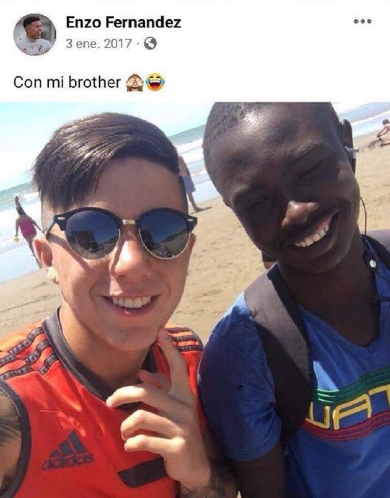 Esto es de 2017. Si se comprueba que no lo compró, podríamos estar ante la mayor evidencia de que nuestro Enzo no es racista.