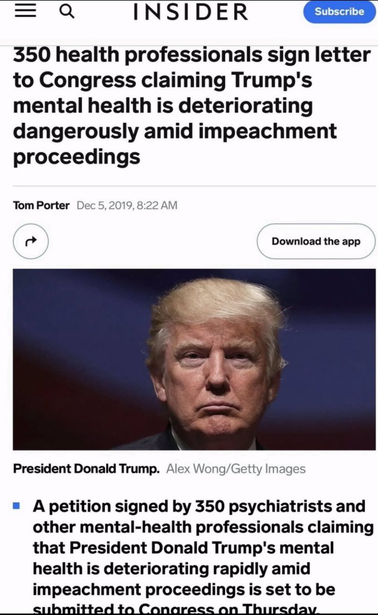 whatsrealhere's tweet image. Here's Trump's #MedicalCondition, unfit to serve

HUNDREDS of DOCTORS warn his "mental health is deteriorating dangerously"

#DutyToWarn IS LEGAL 

NO DOCTOR warned of Biden's mental health 

Hur's a lawyer, not a doctor &amp;amp; can't diagnose

Biden's 2024 health report was excellent