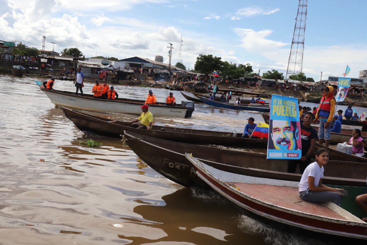 Monagas: Con caravana fluvial pescadores de Barrancas del Orinoco respaldan a Maduro
lc.cx/bq6QwV
#ConChávezYNicolásPorLaPaz