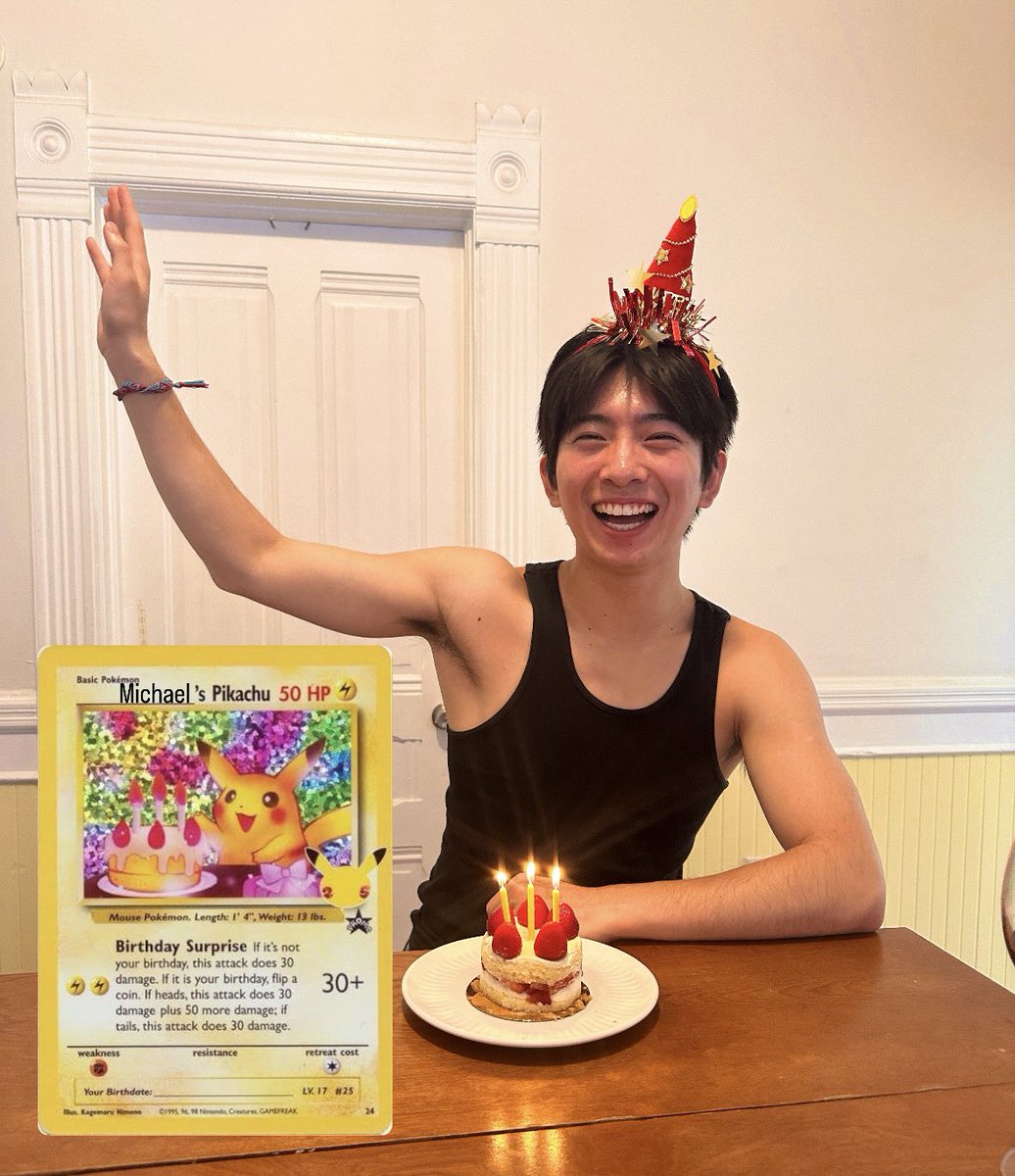 made a ptcg themed dinner for <a href="/xxmichaellong/">Xiao Xiao Long</a>’s birthday!!! 📅🎂