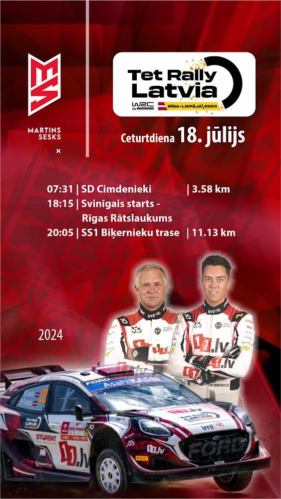 MSesks's tweet photo. 🗓️✍️Plāniņš pirmajai @LVRally sacensību dienai. Piesprādzējies un aiziet! 
#Sesks #Francis 
#FIAWRC  #MSport #TetRallyLatvia
#LatvijasMobilaisTelefons #11lv #StorentLatvia #OtankiMill #Virši #Terrabalt #Miķelis #LaumaFabrics #Felina #Evija #Top #RedbullLatvia https://t.co/r8QwbLAXPM