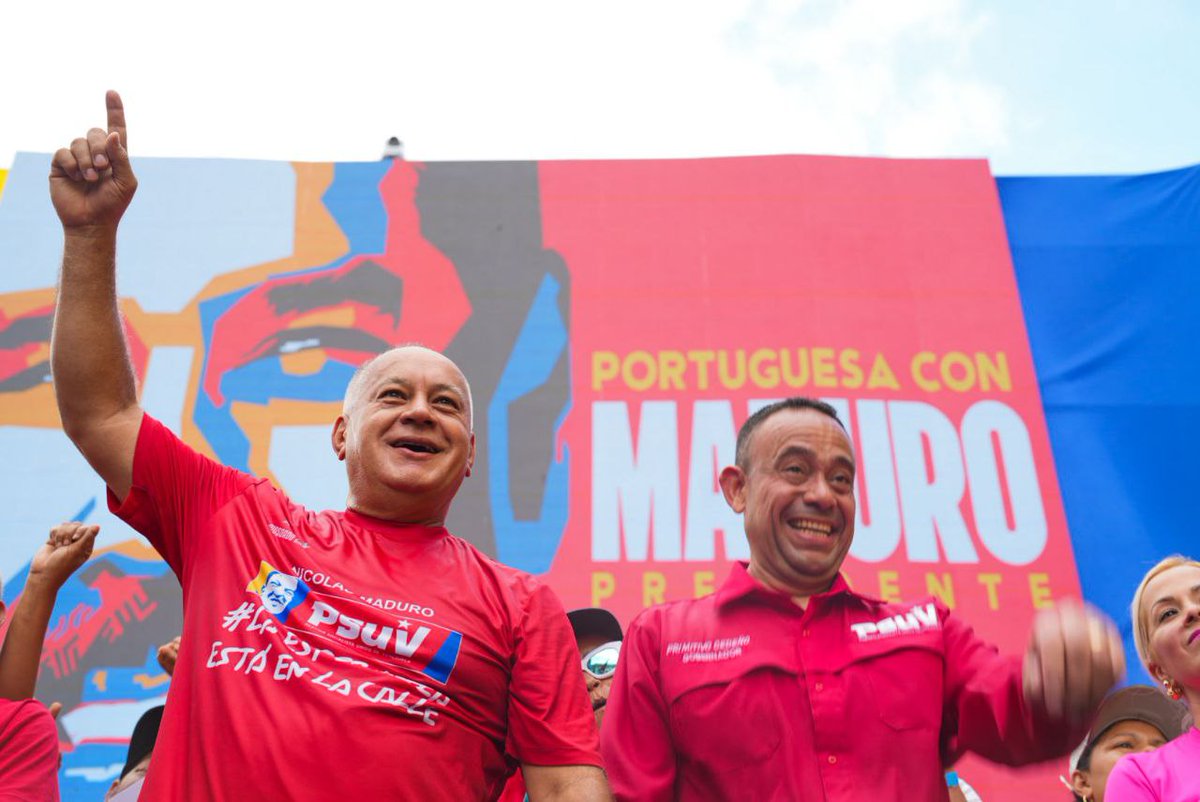 #NicolásEsVictoriaYPaz PORTUGUESA - GUANARE | Las calles de Guanare se rebosan de amor por la Patria, el Pueblo sale a votar el 28J por <a href="/NicolasMaduro/">Nicolás Maduro</a>.

<a href="/dcabellor/">Diosdado Cabello R</a> #17jul #VenezuelaSegura