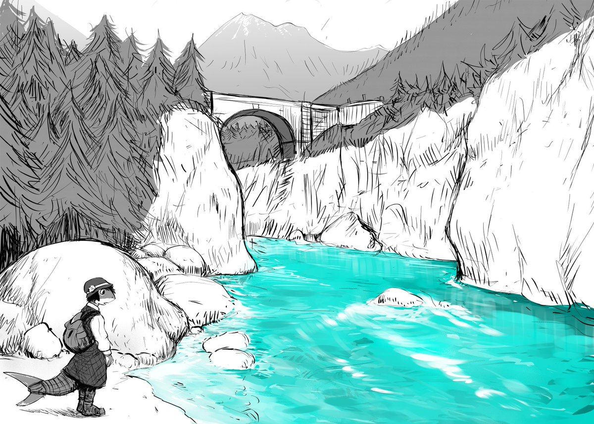 Stedilnik's tweet photo. "...She'd read stories about it. And even if she could ever see it for herself, its hard to believe water could be this clear and pretty." https://t.co/MVcYjMR4aC