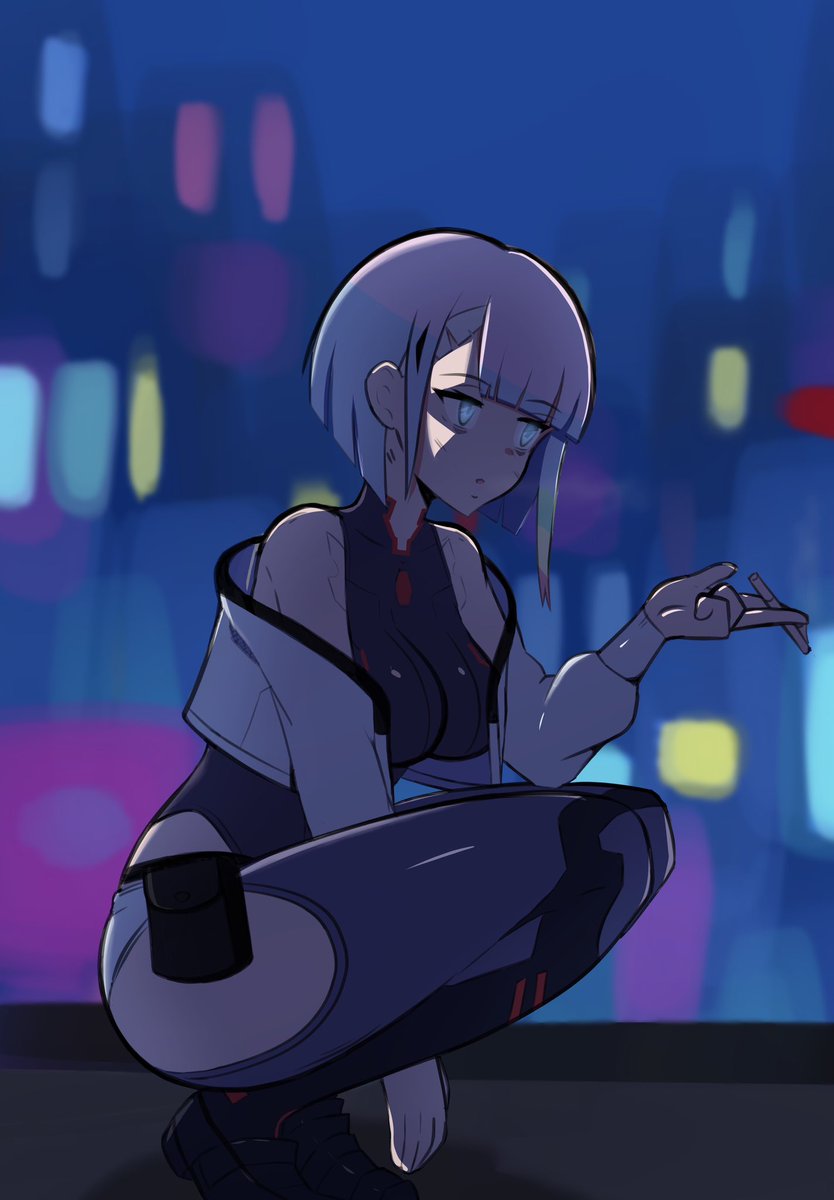 keykeas's tweet photo. I like how it turned out ☺️
•
•
#cyberpunk #fanart #art #digitalart https://t.co/T3kXMMfNsU