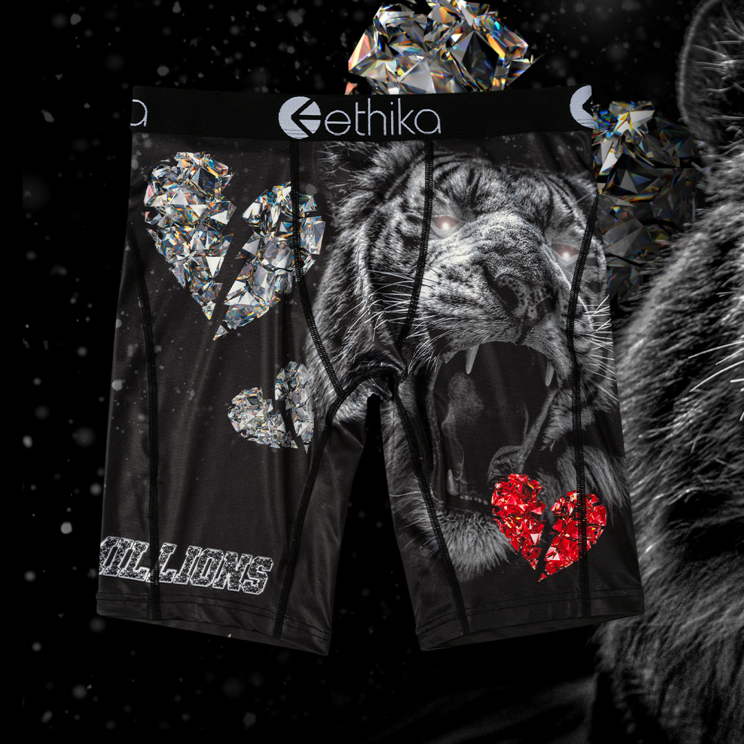 our latest collab series 'LION HEARTED' with #russmillions out now at ethika.com🖤