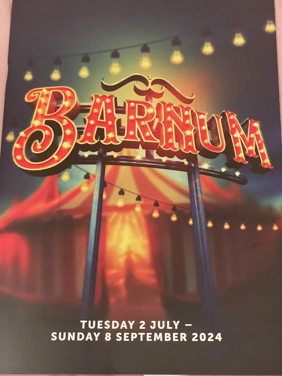Tony Penny (@antoin_og) on Twitter photo Just seen the brilliant #barnum at the <a href="/WatermillTh/">Watermill Theatre</a>. Brilliant and creative (as all their productions are). A massive well done to all the super talent actor-musicians and performers (acrobats!) and production team. Bravo!!! ๐๐ Just seen the brilliant #barnum at the <a href="/WatermillTh/">Watermill Theatre</a>. Brilliant and creative (as all their productions are). A massive well done to all the super talent actor-musicians and performers (acrobats!) and production team. Bravo!!! ๐๐