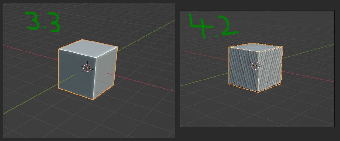 Sitho_BLN's tweet photo. Does anyone know how these weird artifacts in solid mode are happening? #b3d #blender #blender3d(normal in blender 3.3, but in 4.2 its like this) https://t.co/rgBkewS9iV