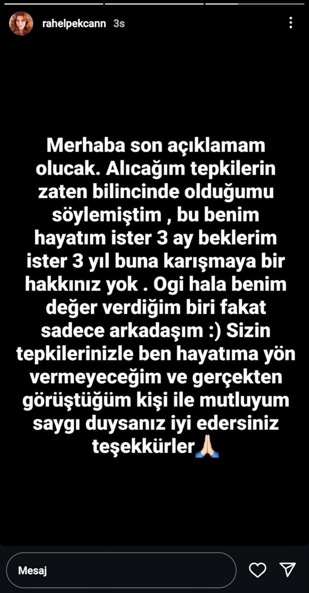 seni öldügü için sevgilisine arkadaş diyebilen rahel gibi yapmayan Allah için bugün ne yaptın
