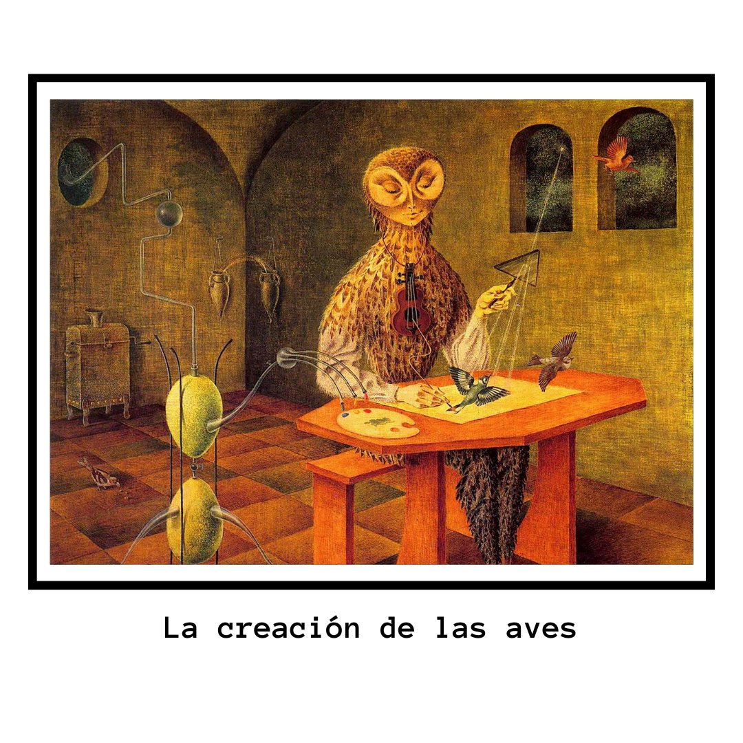 ContarteAr's tweet photo. 📌La creación de las aves - Remedios Varo (1957) @museoAmodernoMX https://t.co/zAQGPzdT5J