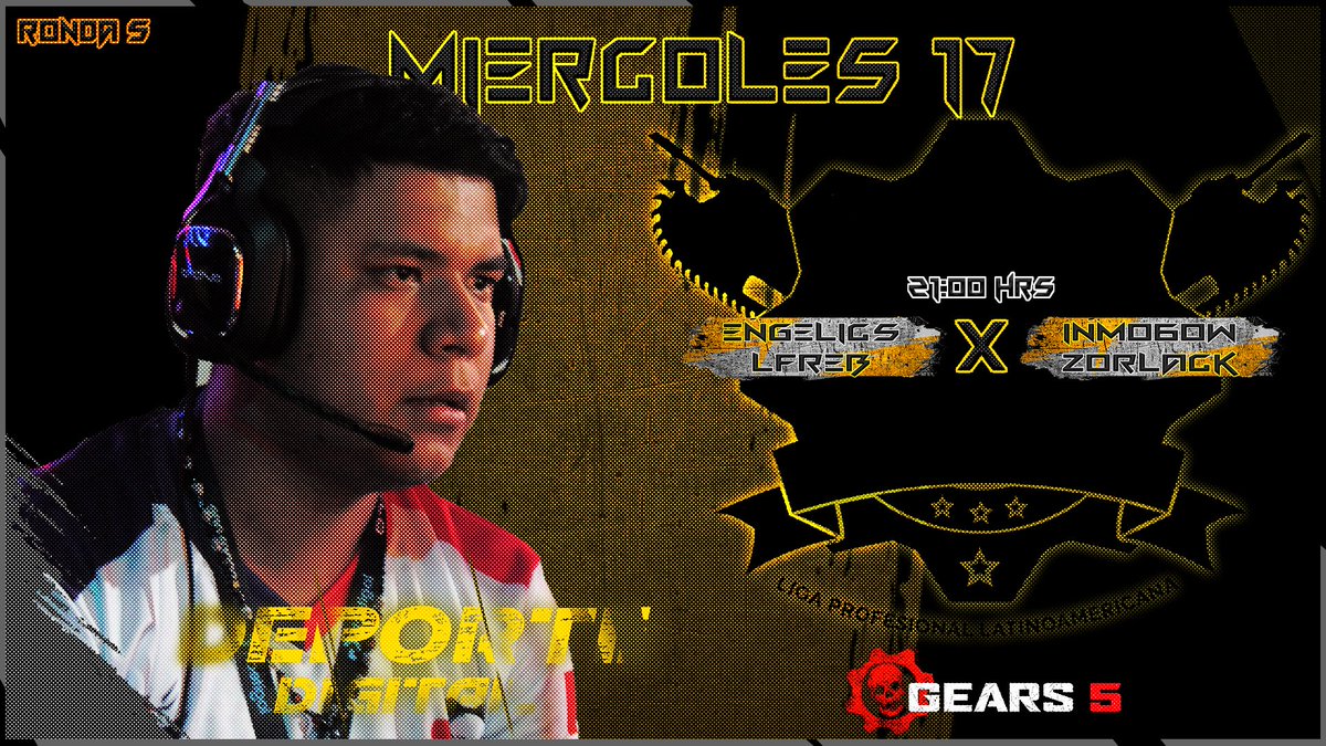 Deporte Digital 01 (@deportedigitalh) on Twitter photo LPL 2vs2 BATTLE RONDA 5
☢️CONTROL 2VS2
☢️MIERCOLES 17
☢️twitch.tv/deportedigital…
☢️REGISTROS: deportedigital.games/registros
<a href="/XboxStudio/">Xbox Studio</a>
<a href="/GearsEsports/">Gears Esports</a>
<a href="/GearsLATAM/">GearsLATAM</a>
<a href="/XboxMexico/">Xbox México</a>
<a href="/XboxGamePass/">Xbox Game Pass</a>
<a href="/GearsofWarGG/">*Comunidad Gears Of War*</a> LPL 2vs2 BATTLE RONDA 5
☢️CONTROL 2VS2
☢️MIERCOLES 17
☢️twitch.tv/deportedigital…
☢️REGISTROS: deportedigital.games/registros
<a href="/XboxStudio/">Xbox Studio</a>
<a href="/GearsEsports/">Gears Esports</a>
<a href="/GearsLATAM/">GearsLATAM</a>
<a href="/XboxMexico/">Xbox México</a>
<a href="/XboxGamePass/">Xbox Game Pass</a>
<a href="/GearsofWarGG/">*Comunidad Gears Of War*</a>