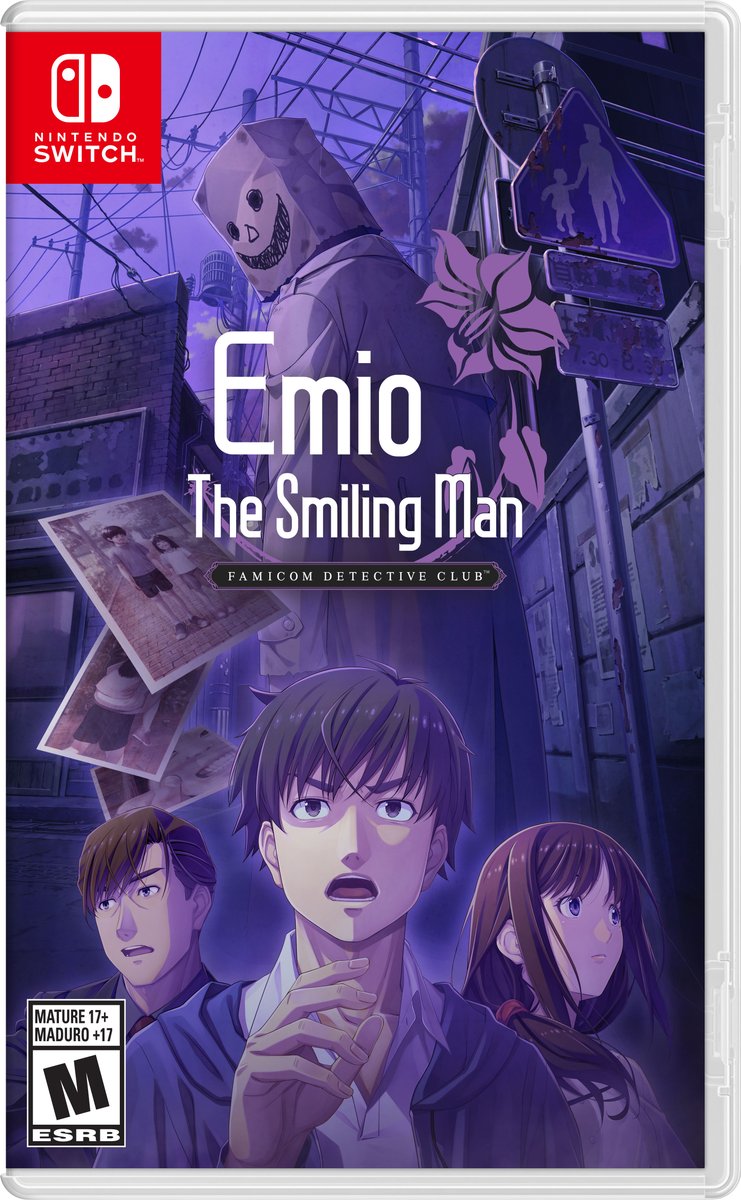 NintendoAmerica's tweet photo. Just another urban legend…or something far more sinister…

Emio – The Smiling Man: Famicom Detective Club will be available both as a digital and a physical version when it launches August 29th.

Pre-order now: https://t.co/baFRSgZmxk https://t.co/QTqFn5Sn1u