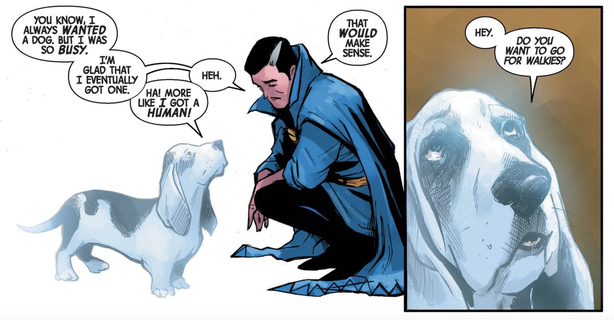 Did you know Doctor Strange has a ghost dog named Bats?