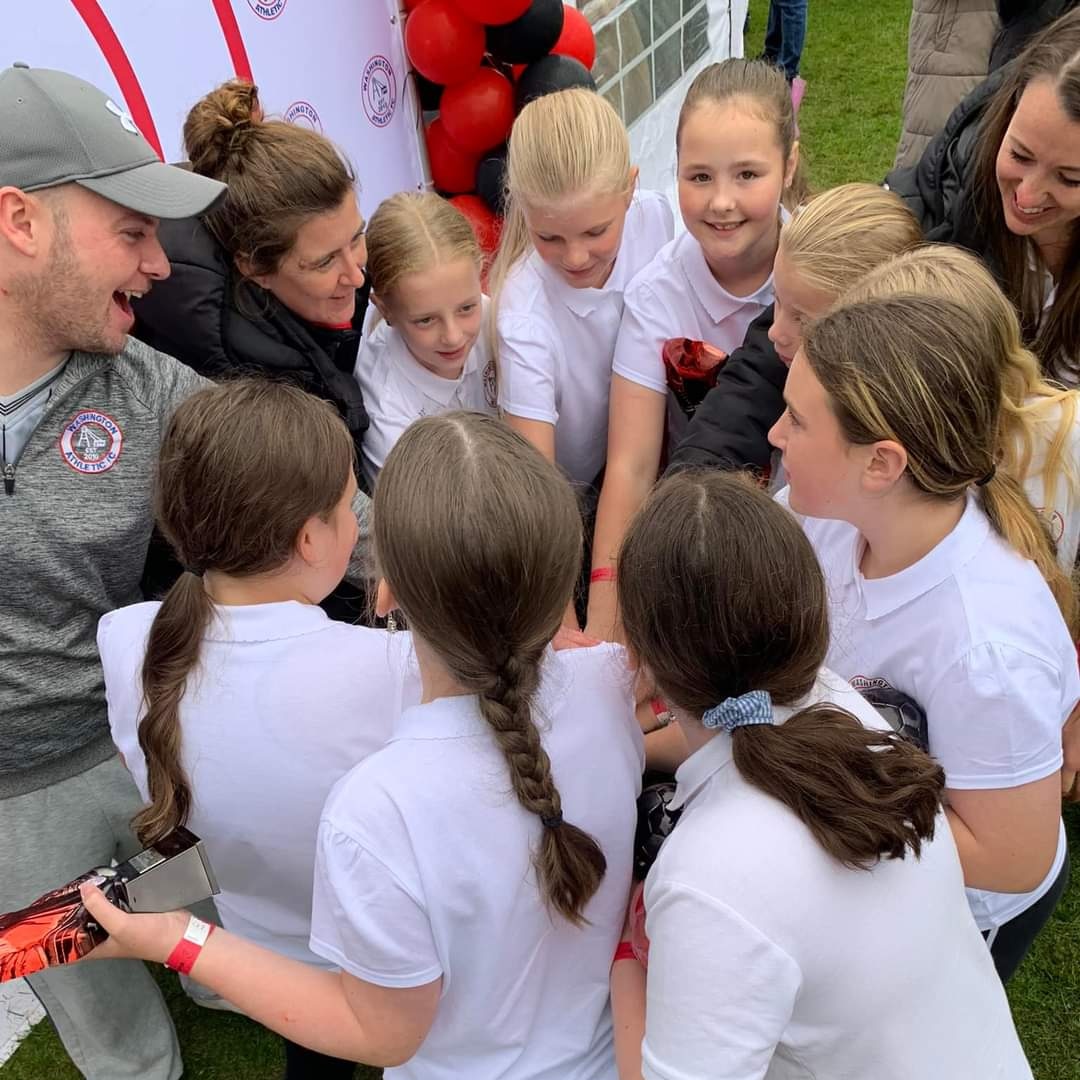 beattiebop's tweet photo. My little legends are going into u12s... we are looking for anyone who would like to help with sponsorship to help with winter coats/tracksuits/training gear. 

Please get in touch if you can help us out

Washington Athletic FC Girls- Lionesses https://t.co/CfOtDlMYJb