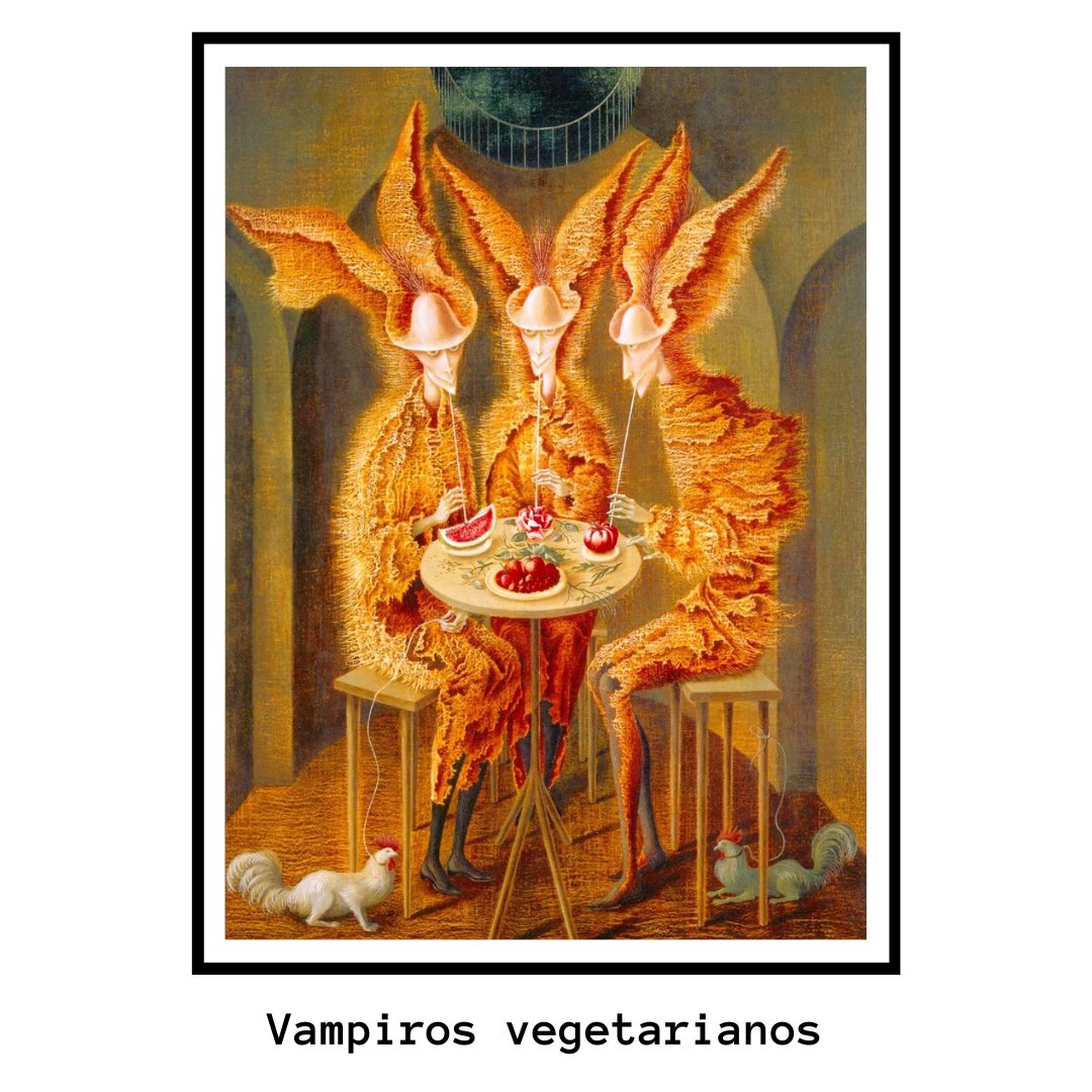 ContarteAr's tweet photo. 📌Vampiros vegetarianos - Remedios Varo (1962) https://t.co/fNNA6reYrK