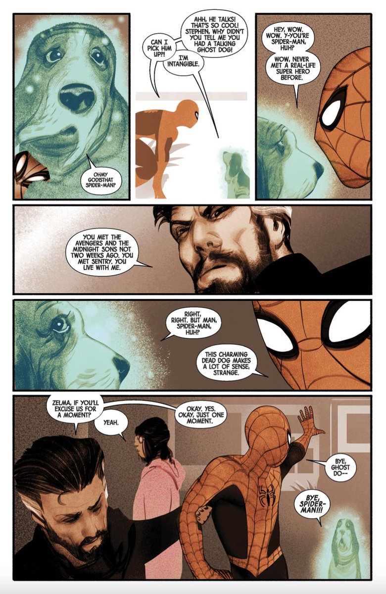 This Bats/Spider-Man interaction &gt;&gt;&gt;