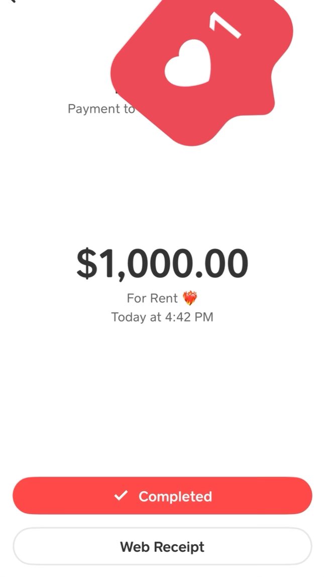 Sent $1,000 to the winner. She asked to stay anonymous, She won the $1k but her rent is $950 🙌🏾! So she won rent $$ for August on accident lol. But congrats!

Who’s next? I still owe official rent 👀
Go react on FB if you’re next… 

Next 50 people can win $200 + rent