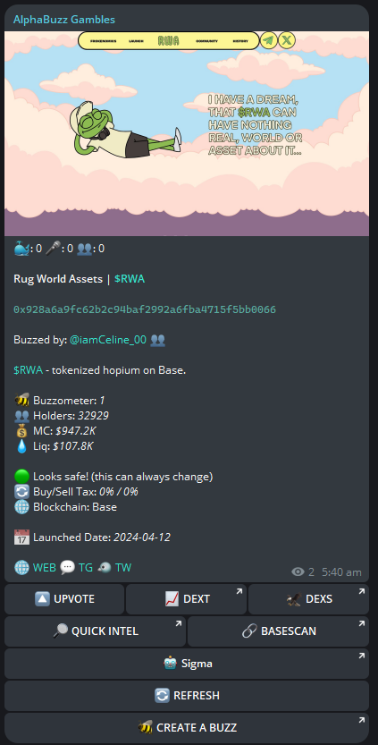 AlphaBuzz Gambles tweet media