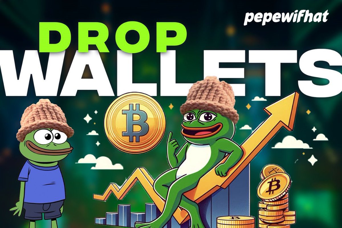 $PEPWIF is launching soon 

$PEPWIF is a decentralized meme coin built on #Solana

First 2,500 Address 10,000,000 $PEPWIF

Follow 🔔, like, RT (Drop your $SOL wallet)

Snapshots 24 hours ⏳