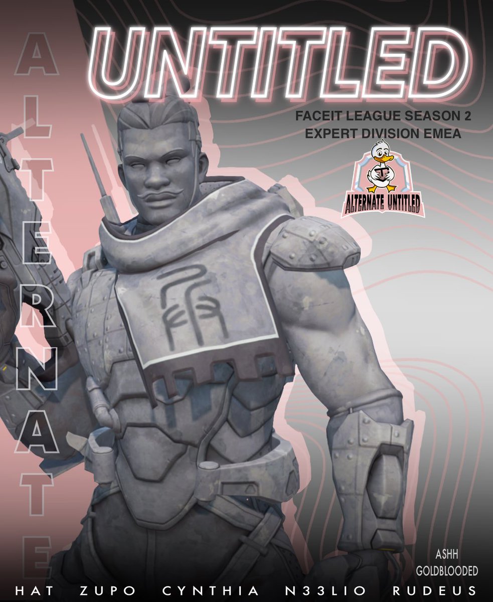 Alternate Esports (@alt_esports_) on Twitter photo LAST BUT CERTAINLY NOT LEAST. Competing in Faceit (<a href="/FACEIT_OW/">FACEIT Overwatch</a>) EMEA Expert Division
PLEASE WELCOME BACK
ALTERNATE UNTITLED
๐ก๏ธ HAT (<a href="/DeceitfalHat/">Herculean,Inauspicious,Frivolous,Clamorous Hat</a>)
๐ซ ZUPO (<a href="/Zupo27_/">Zupo โฏ๏ธ Demonangel VTuber | Pre-debut Arc</a>)
๐ซ CYNTHIA (<a href="/Cynthia_pensive/">Cynthia</a>)
๐ N33LIO (<a href="/N33Lio/">ูุงุตุฑ</a>)
๐ RUDEUS (<a href="/Rudeus_ow/">Rudeus</a>)
๐ผ GOLD (<a href="/Go1db1ooded/">Gold</a>)
๐ ASH (<a href="/Ashh_OW/">ExO Ashh</a>) LAST BUT CERTAINLY NOT LEAST. Competing in Faceit (<a href="/FACEIT_OW/">FACEIT Overwatch</a>) EMEA Expert Division
PLEASE WELCOME BACK
ALTERNATE UNTITLED
๐ก๏ธ HAT (<a href="/DeceitfalHat/">Herculean,Inauspicious,Frivolous,Clamorous Hat</a>)
๐ซ ZUPO (<a href="/Zupo27_/">Zupo โฏ๏ธ Demonangel VTuber | Pre-debut Arc</a>)
๐ซ CYNTHIA (<a href="/Cynthia_pensive/">Cynthia</a>)
๐ N33LIO (<a href="/N33Lio/">ูุงุตุฑ</a>)
๐ RUDEUS (<a href="/Rudeus_ow/">Rudeus</a>)
๐ผ GOLD (<a href="/Go1db1ooded/">Gold</a>)
๐ ASH (<a href="/Ashh_OW/">ExO Ashh</a>)