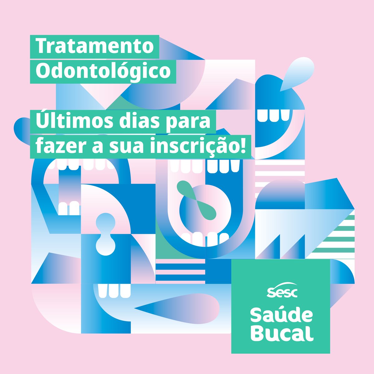 sescsp's tweet photo. 📢  Últimos dias para se inscrever para tratamento odontológico no Sesc São Paulo!

Pode se inscrever quem possui Credencial Plena válida no estado de São Paulo.  Até 24 de Julho.

Saiba + https://t.co/kGLoW98J4B https://t.co/Die2rBVHWU