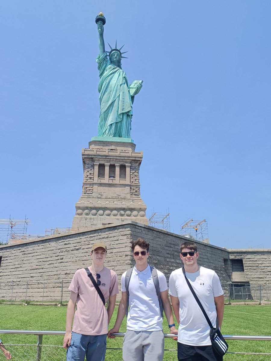 LHSSixthForm's tweet photo. Ferry ride to Liberty and Ellis Island https://t.co/k1wzUIbiXa