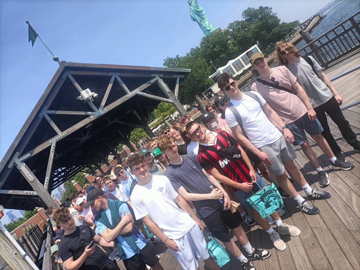 LHSSixthForm's tweet photo. Ferry ride to Liberty and Ellis Island https://t.co/k1wzUIbiXa