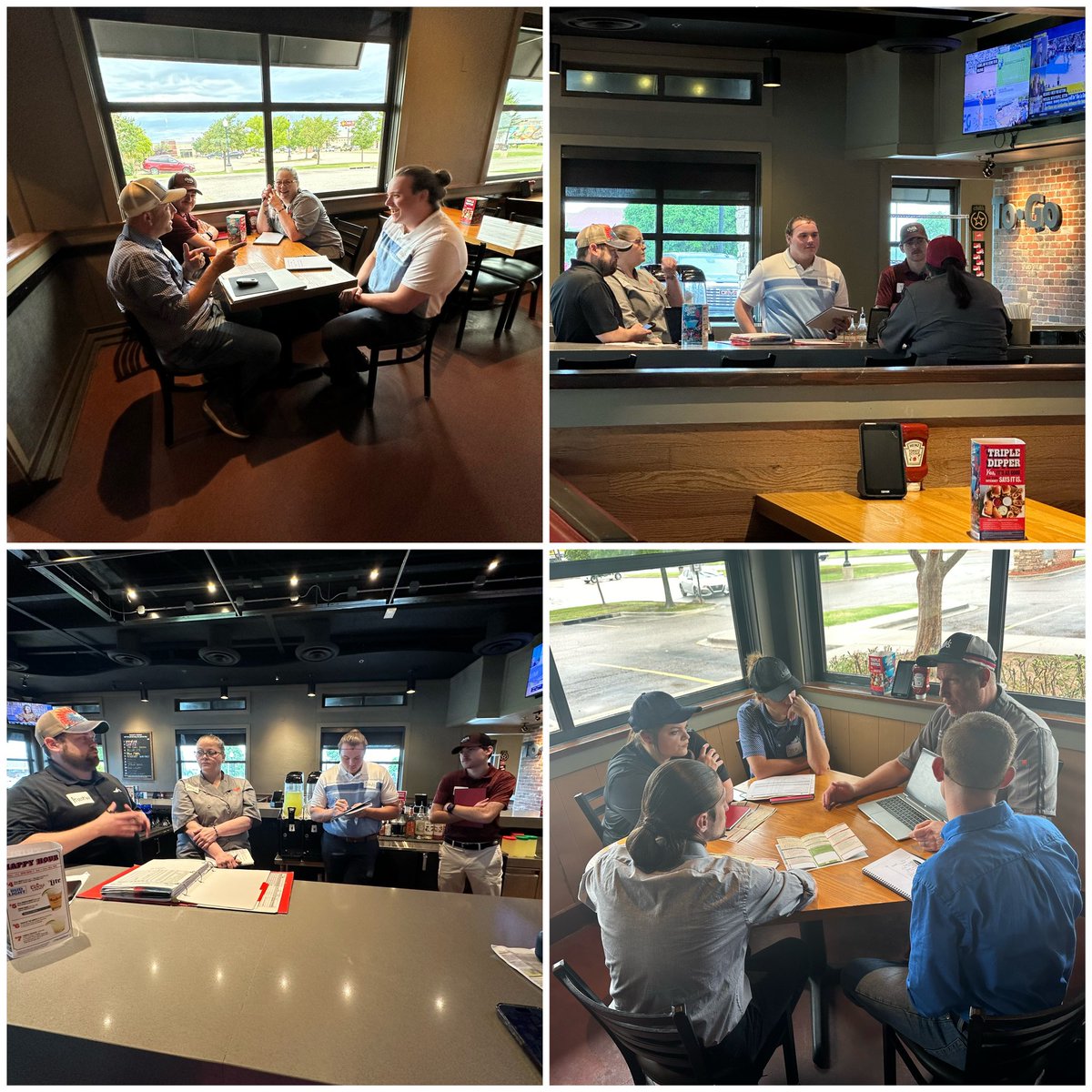 taryn_mahaffey's tweet photo. Congratulations to our newest CGC #ChilisRISE graduates! Great group of leaders with bright futures!! #chilislove @neufeldjosh1 @EugeneFunnyMan @amanda3mckinney @KentTaylor10 @CRUT8180 @Chilis @train3rgirl https://t.co/9SkMLHSz9K