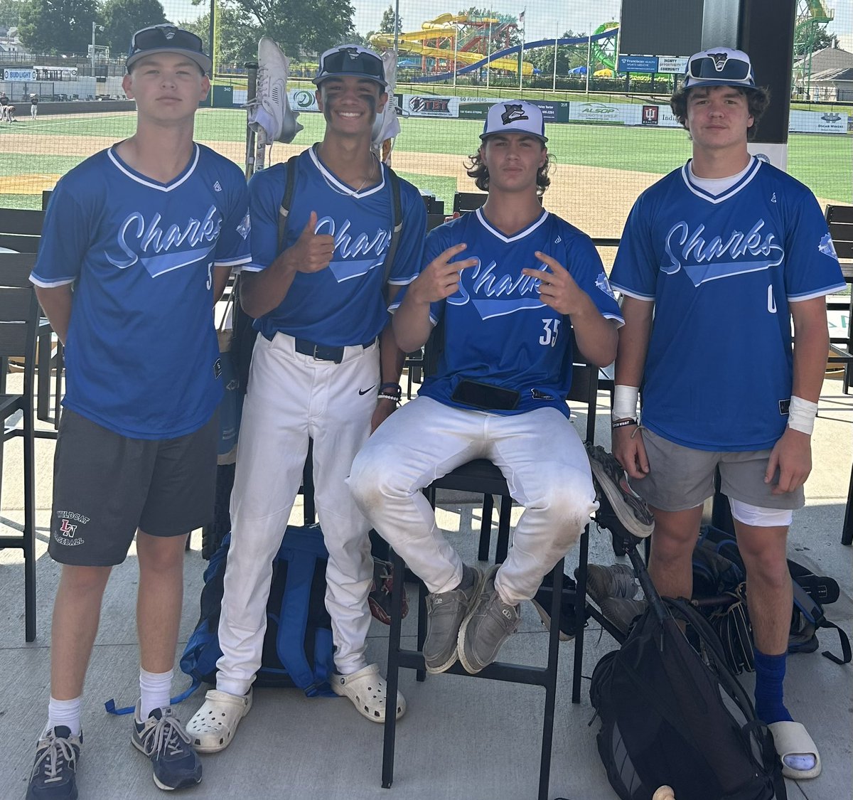 Super cool opportunity today to see one of my Kokomo guys line up with some of my old LN guys for the Sharks. Nice to get the W 9-3!

@Wildkatbaseball <a href="/weRtheWildcats/">LN Baseball</a> <a href="/weararrowhead/">weararrowhead</a> <a href="/JasonTaulman/">Jason Taulman</a> <a href="/IndySharksBSBL/">Indy Sharks Baseball</a> <a href="/IN_Sharks_2026/">Indy Sharks 2026</a>