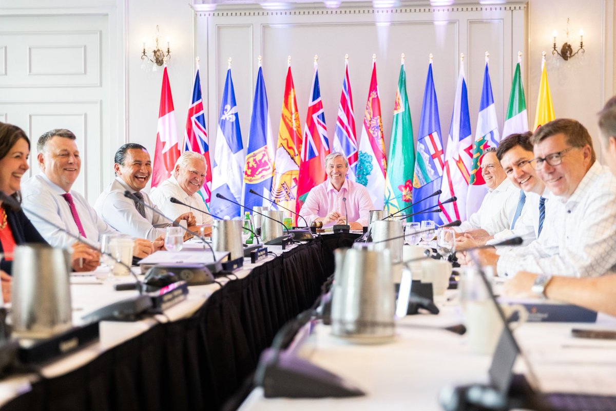 fordnation's tweet image. That’s a wrap on the 2024 Council of the Federation!

It’s been a productive few days in Halifax with premiers coming together to talk about leading the way on clean nuclear power, building strong ties with our U.S. partners and getting life-saving medicines to Canadian patients…