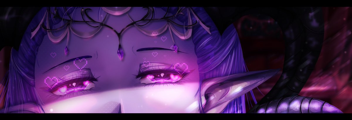 Thank you to the lovely @sydbear02 for commissioning me for a close up shot!! This was so much fun to do T^T #artist #VGenComm #illustration #animeartist #artboost #commissionsopen #succubus #artoftheday  #digitalartwork