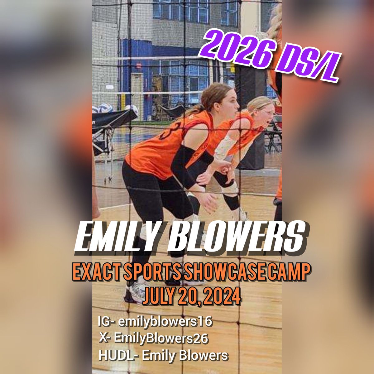 I'm looking forward to showcasing my skills again at the Exact Sports Camp this weekend! Last camp was so amazing and it was great to work with some incredible college coaches!
<a href="/EXACTSports/">EXACT Sports</a> 
<a href="/parkhillsouthvb/">Park Hill South Volleyball</a>