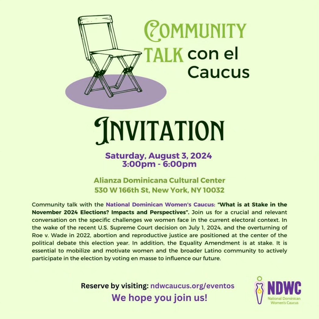 National Dominican Women's Caucus (@ndwc_org) / Posts / X