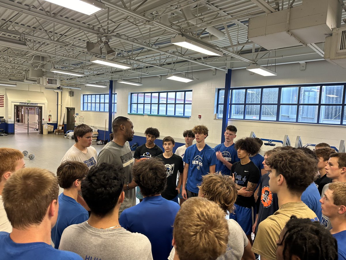 Purdue great and professional player <a href="/JaJuanJohnson/">JaJuan Johnson</a> stopped in to talk to the Royals today !