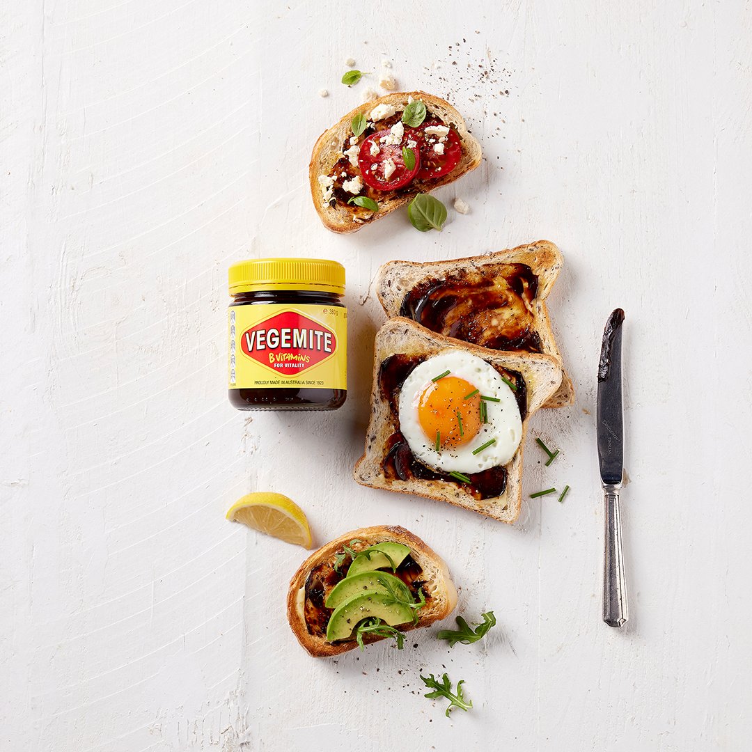 Tastes like: brekkie goals! What's your ultimate VEGEMITE and toast combo? 🍅🥑 #Vegemite #TastesLikeAustralia #BVitaminsForVitality