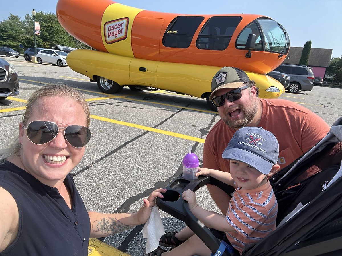 garystango's tweet photo. @Wienermobile Our son Theo had his first sighting today! https://t.co/sow8UoJFlI