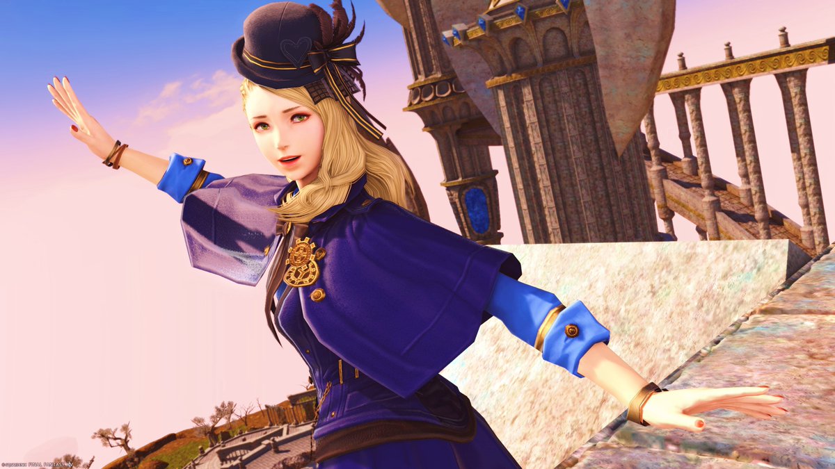 蒼穹の乙女❤️

天蒼く晴れ渡る雲海より
本日も恙ない一日を☕️🎶

みなさん　おはミドございまっす(﹡´◡`﹡ )

#FF14 #本日のミドラン #FF14SS