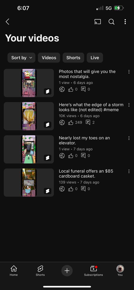 Edzofresh's tweet image. Since TikTok was blocking my videos from being on the for you page, I really haven’t posted on YouTube shorts but my page got crazy views out of nowhere even my meme page as well. Now to figure out how to do the same but promote the landing page. @gladiusapp