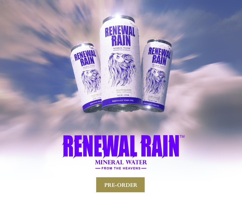 Go to renewalrain.com , now! 

Pre orders are live!! 🌊