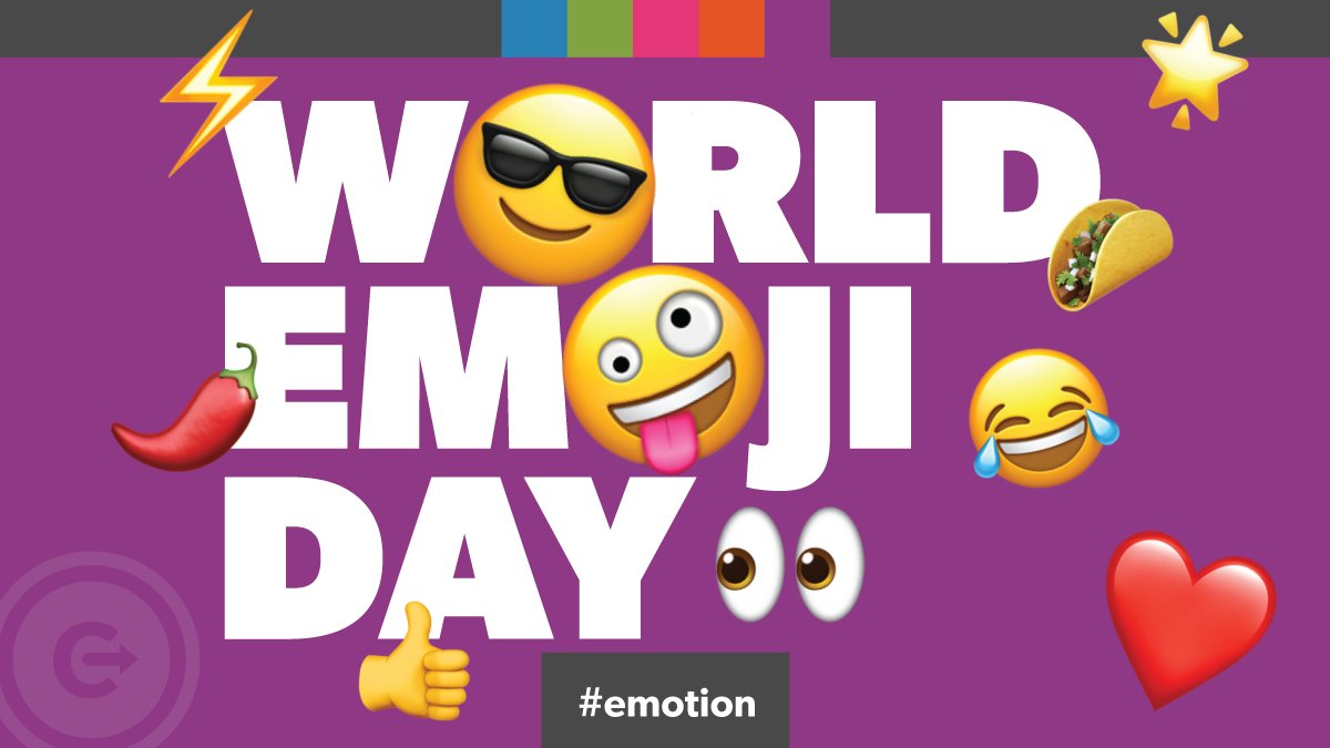 The world just seems incomplete without a great emoji. On World Emoji Day, get those phones out and spread some emoji joy today. 😀 👘💋🐱🐶🌏🏈⛵️