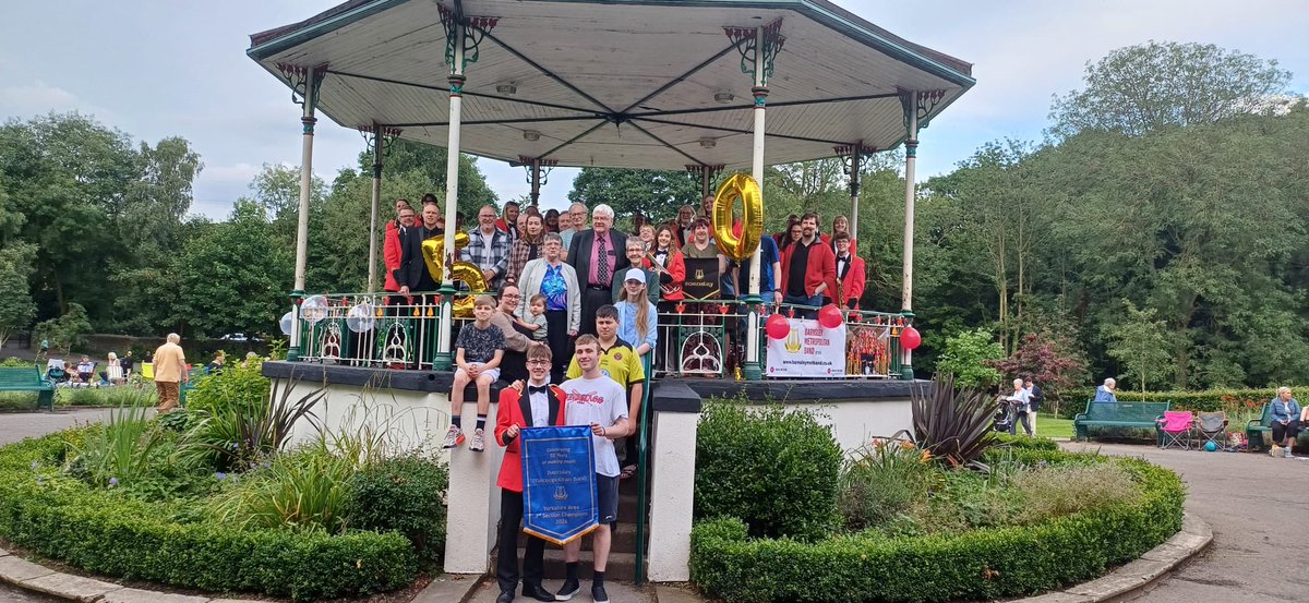 Huge thanks to everyone who was able to join us at our 50th Party in the Park <a href="/ElsecarPark/">Elsecar Park</a> Official photos and fund raising info to follow. What an amazing atmosphere and wonderful to see so many familiar faces 😊🎺 <a href="/BarnsleyCouncil/">Barnsley Council</a>
