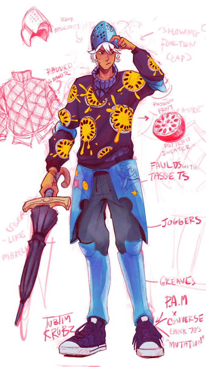 re-design alternate everyday outfit for Arthur for easier to re-draw