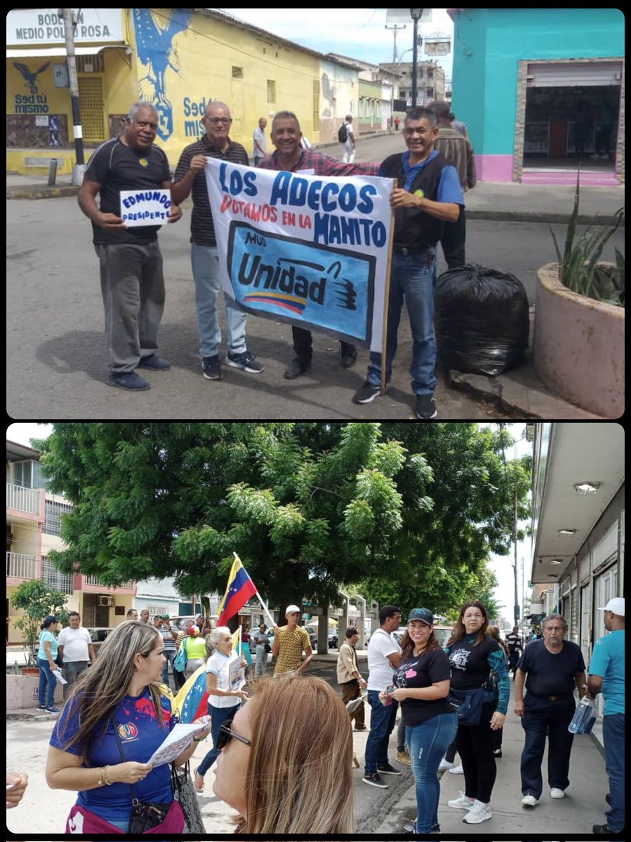Hoy 17 de julio, la Coalición Sindical de Carùpano, realizó una jornada de  volanteo en apoyo a nuestro candidato Edmundo González. ¡Por una mejor calidad de vida de los trabajadores venezolanos!
#VamosAGanarConEdmundo 
#28Julio