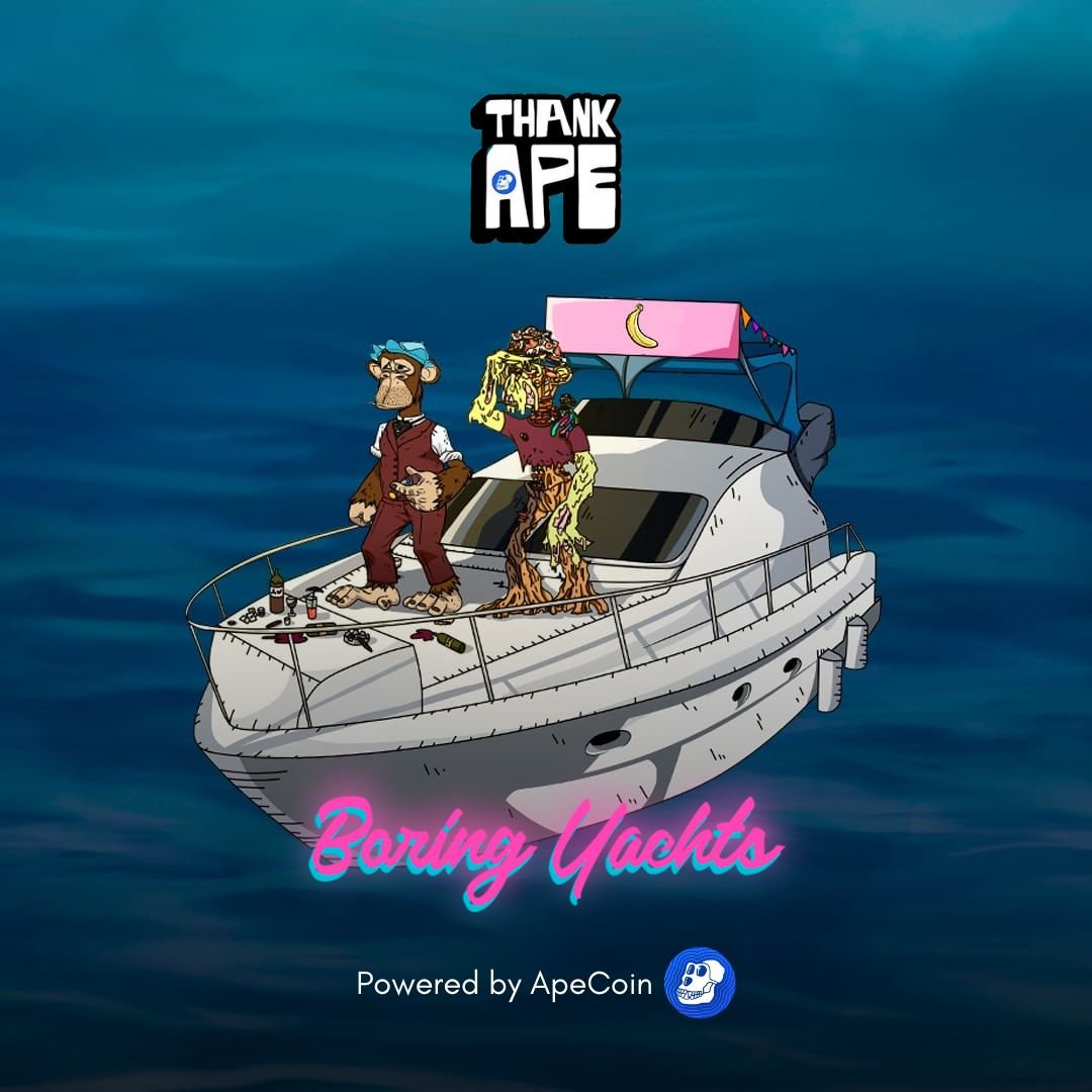 Absolutely honored to be chosen for the <a href="/ThankApe/">Thank APE: Built by ApeCoin</a>   Built By <a href="/apecoin/">ApeCoin</a> Accelerator Program 🫡

Excited about the growth of the MBAs ecosystem. <a href="/BoredApeYC/">Bored Ape Yacht Club 🍌</a> and $ape culture working together will undoubtedly reach new horizons 🤝

Cheers to that, fam! 🍸