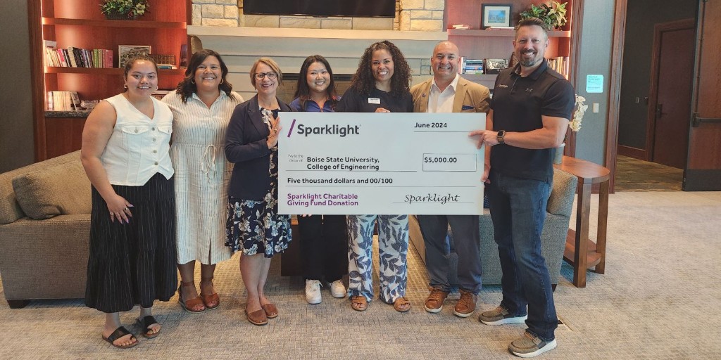 We're thrilled to do our part to support #STEM in our communities. <a href="/BoiseStateCOEN/">Boise State College of Engineering</a> recently received a $5000 grant through our Charitable Giving Fund! We're proud to support initiatives that inspire and empower future engineers and scientists. #SparklightCares #BoiseState