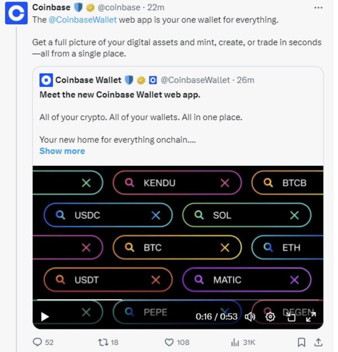 ACTWON7's tweet image. Have you heard of $kendu? The upside potential is around 100X this project will be going to 10B + it’s supported by @ShytoshiKusama and @coinbase has the coin on their radar, it was featured in an ad.