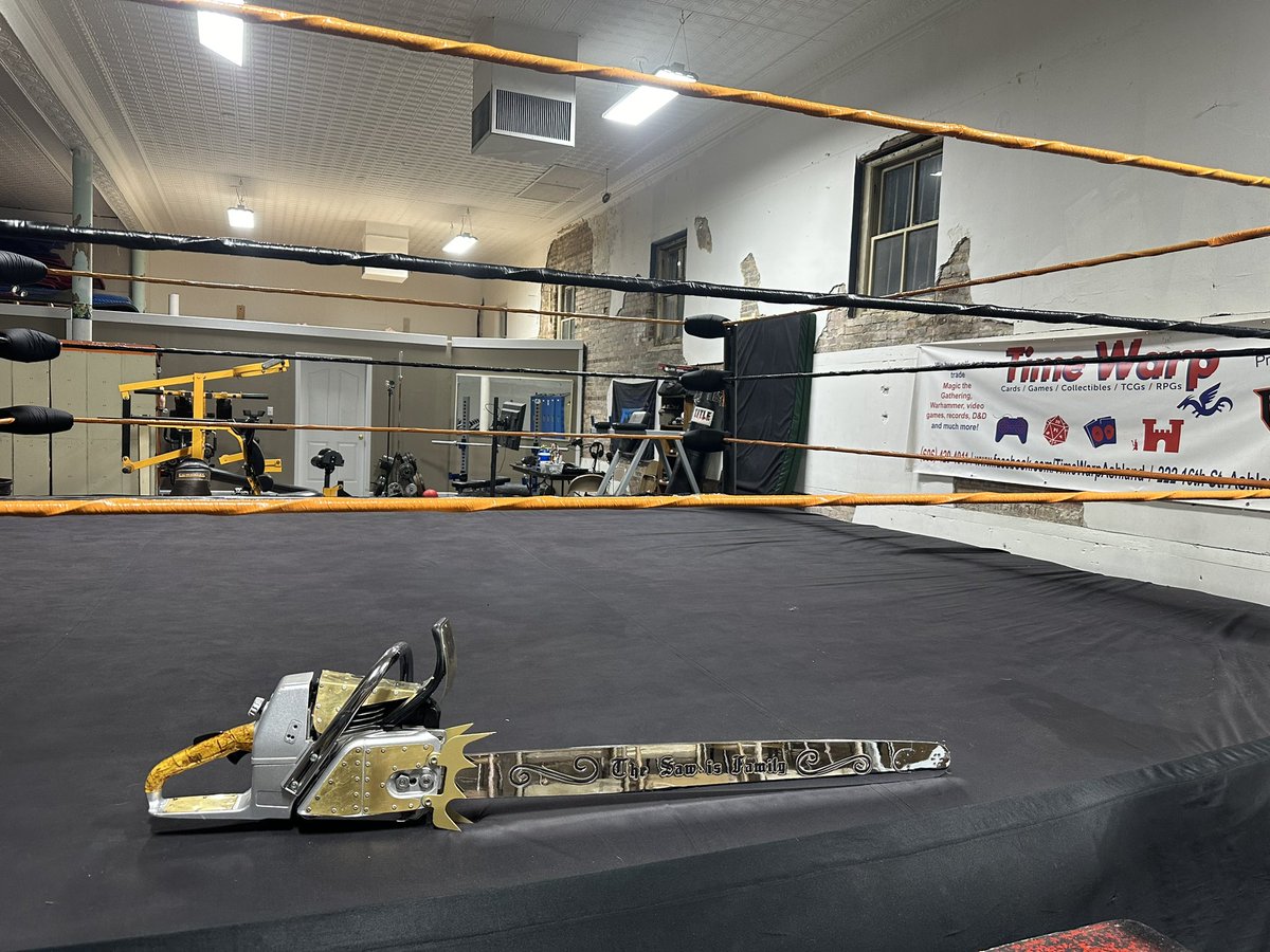 Damn good training session yesterday with <a href="/bobbyblaze744/">Bobby Blaze Smedley</a> at the @ftcwrestling school.

Wrestling &amp; Chainsaws baby.

#thesawisfamily #wrestling #professionalwrestling #independentwrestling #leatherface #evilnate